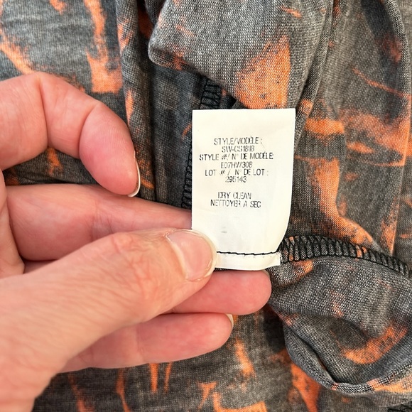 Helmut Lang twist knot strata asymmetric skirt, slim fits a Med-Lg, so soft midi - Picture 8 of 12